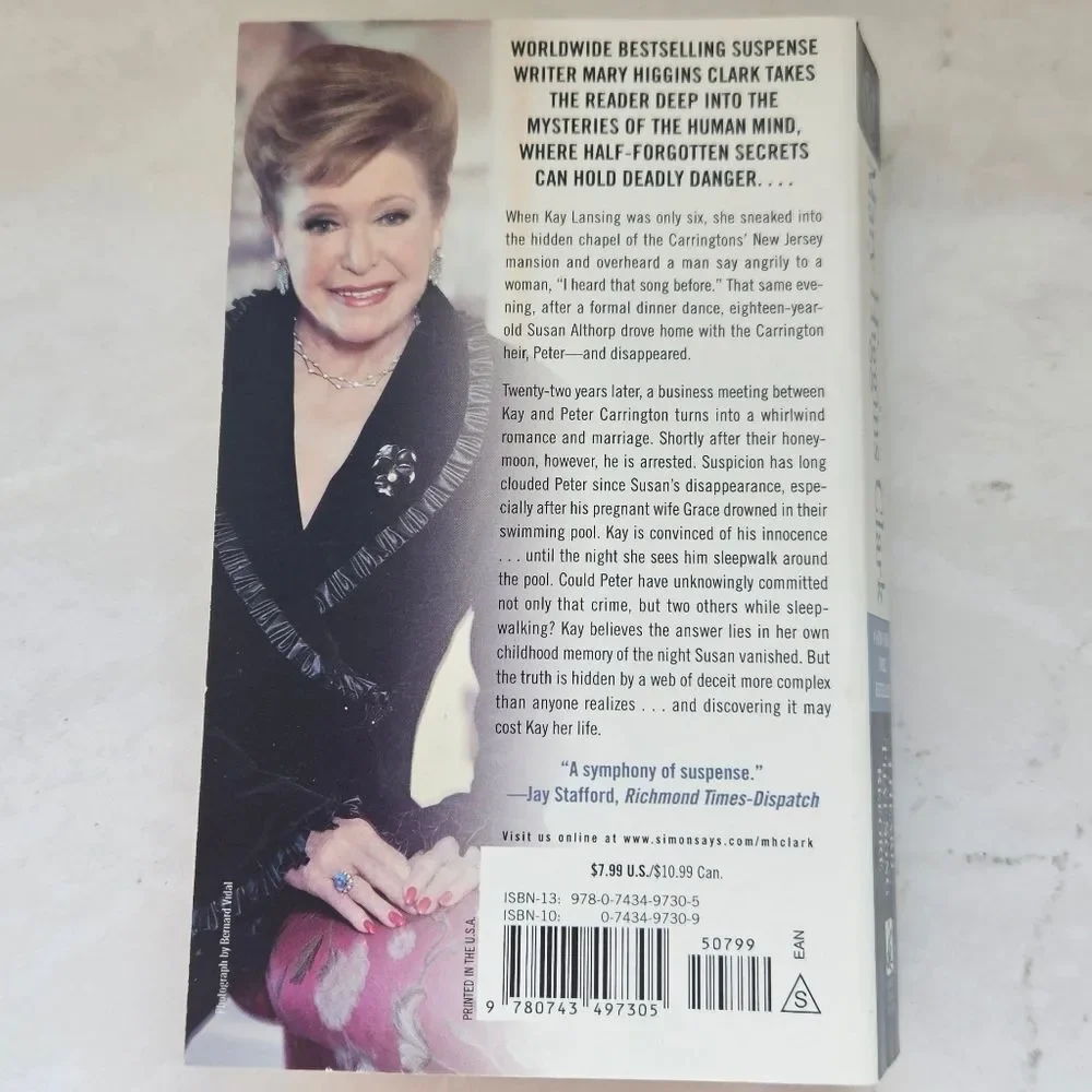 I Heard That Song Before By Mary Higgins Clark Book